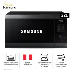SAMSUNG - Horno Microondas 32L 1000W MS32DG4504AGPE