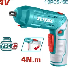 TOTAL - Destornillador inalambrico 4v -MEGA IMPORT