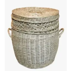 START FG - Cesto De Mimbre Arknsas Con Tapa