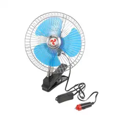 GENERICO - VENTILADOR 8 PULGADAS CON ENTRADA A CIGARRERA 12V