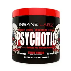 INSANE LABZ - PRE ENTRENO PSYCHOTIC FRUIT PUNCH 30 SERV