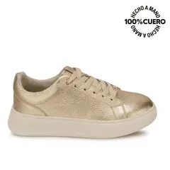 VIALE - Zapatilla Casual REC-2602 Champagne Cuero