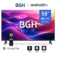 BGH - Televisor B5824UK6AIP 58 UHD4K Smart Android Tv