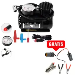 OEM - Compresor Inflador Llanta Autos Motos Bicicletas Pelotas GRATIS Conector 12V
