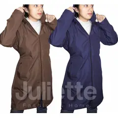 GENERICO - CORTAVIENDO TIPO CAMPERA LARGA PARA LLUVIA PACK DE 2