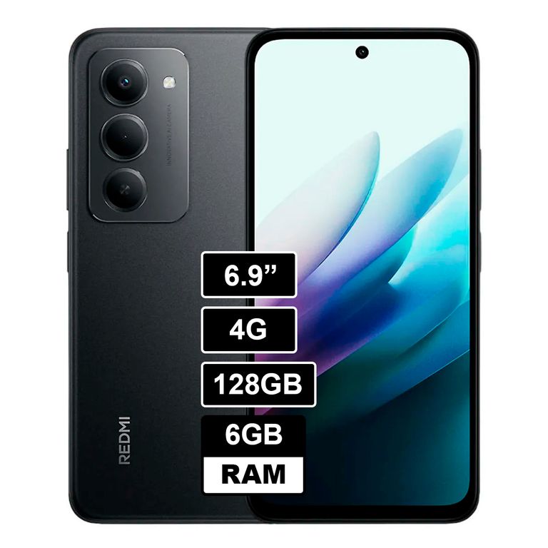 Redmi 15 128GB 6GB RAM Cámara 50mpx Color Negro