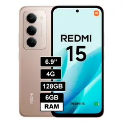 XIAOMI - Redmi 15 128GB 6GB RAM Cámara 50mpx Color Gris
