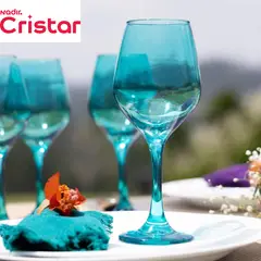 CRISTAR - Copa Brunello Vino 13.8 Oz Est.x 4 Piezas-Cristar