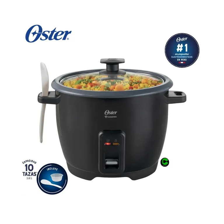 Olla Arrocera Multiusos 10 Tazas CKSTRCB10DFBLK Diamondforce