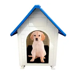 PET MOOD - Casa De Plástico Para Perro 82x45x71