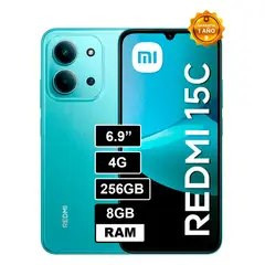 XIAOMI - Smartphone Redmi 15C 256GB 8GB 50MP 8MP Verde