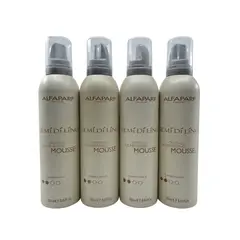 ALFAPARF MILANO - Alfaparf Semi Di Lino Mousse Iluminador Flexible 250 ml - Paquete de 4