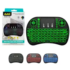SEISA - Mini Teclado Inalambrico Iluminado Para Smart Tv PC Android