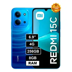 XIAOMI - Smartphone Redmi 15C 256GB 8GB 50MP 8MP Azul