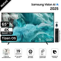 SAMSUNG - Televisor QLED 65" Visión AI Smart TV QN65Q7FAAGXPE - Nuevo 2025