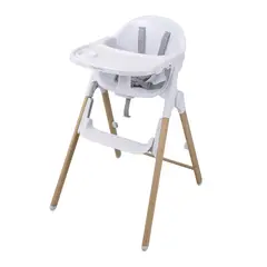 CARESTINO - Silla de Comer Baku Blanco