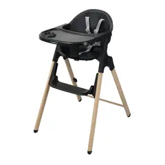 CARESTINO - Silla de Comer Baku Negro