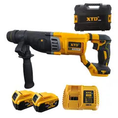 XTD - Rotomartillo 118V SDS Plus 2.8J 2 Baterías 5Ah Brushless