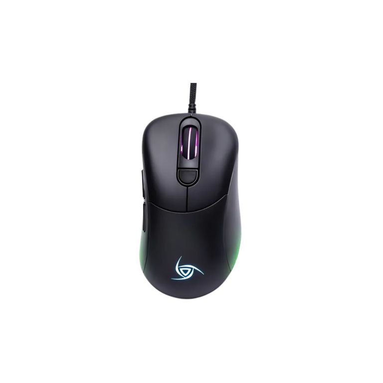 MOUSE AQUILA 12K DPI NEGRO CON CABLE
