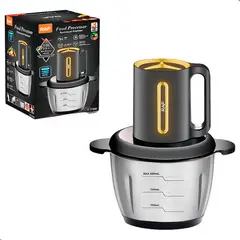 RAFF - Picadora Procesadora De Alimentos RAF R7721B 400w 3 Litros