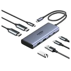 UGREEN - ADAPTADOR 7 EN 1 USB C ALUMINIO 45379