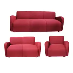 CASA BELLA - JUEGO DE SALA CASABELLA NAPOLI 321 ROJO