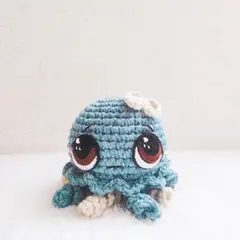 BE CRAFTY - Pulpo Susurro Marino Peluche Tejido Aterciopelado para Bebés + 12 meses