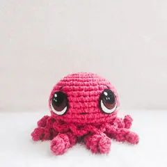 BE CRAFTY - Pulpo Susurro Marino Peluche Tejido Aterciopelado para Bebés + 12 meses