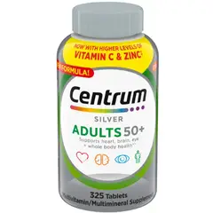 GENERICO - CENTRUM SILVER UNISEX 50+ , 325 TABLETAS