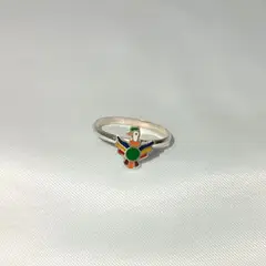 GENERICO - Anillo cultural Mini Cóndor en plata ley 950- Talla 6 US