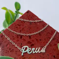 GENERICO - Collar artesanal Perú símbolo de identidad en plata 925