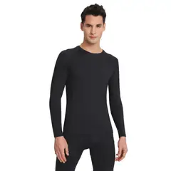 EVERLAST - Polera de Compresión Manga Larga Negro