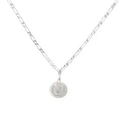 GENERICO - Collar patriótico con medalla Escudo Nacional en plata 925