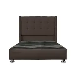 GENERICO - Cama tapizada Cielo Pcromadas - 15plz Marrón