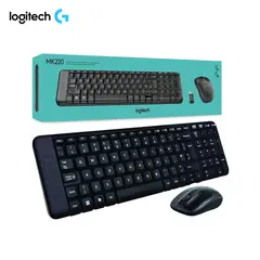 LOGITECH - Kit Teclado + Mouse MK220 Wireless USB SP Negro 920-004430