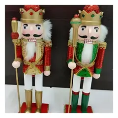 GENERICO - Cascanueces Festivo y Artistico de Set 2 Y+Ligas de Regalo