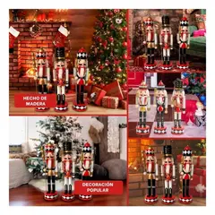 GENERICO - Cascanueces Navidenos y Elegantes para Sala de 60CM en Set 3