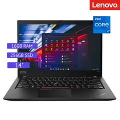 LENOVO - LAPTOP REACONDICIONADO THINKPAD T490S CORE I7 8VA 16GB RAM 256GB SSD 14