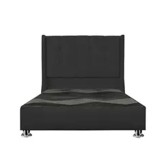 GENERICO - Cama tapizada Cielo Pcromadas - Queen Negro