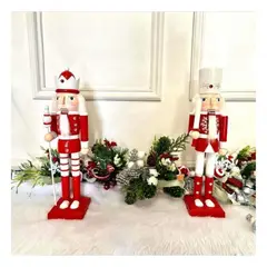 GENERICO - Cascanueces Apto para Decoracion Set 2 Y+Ligas de Regalo