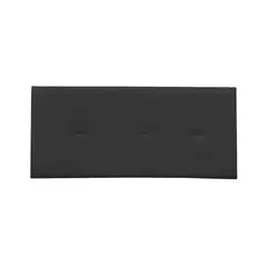 GENERICO - Cama tapizada Sabana - 15plz Negro