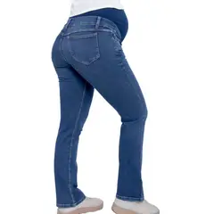 GENERICO - Jean Maternal Flare con Soporte Mama A La Mode