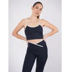TWO OCEANS FITWEAR - Set Deportivo Contraste Top + Pant Flare
