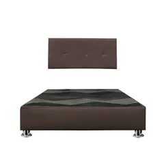 GENERICO - Cama tapizada Sabana - 2plz Marrón