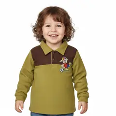 GENERICO - Chompa Polar Niño Verde