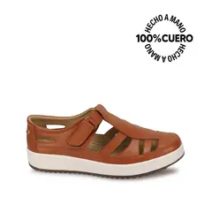 VIALE - Zapato Canasta Casual WIL-2520 Cobre Cuero