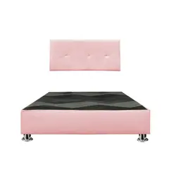 GENERICO - Cama tapizada Sabana Pcromadas - Queen Rosado