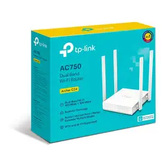 TP LINK - ROUTER TP-LINK ARCHER C24 AC750 5PTS BASE100