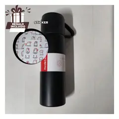 RYBIU IMPORT - Termo de Plastico para GYM Negro M2 Y+Regalo Stickers