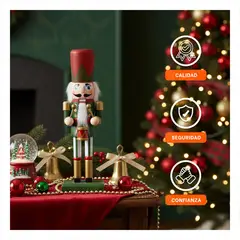 GENERICO - Cascanuez con Tambor Tradicional y Sencillo en Multicolor